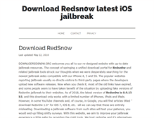 Tablet Screenshot of downloadredsn0w.org